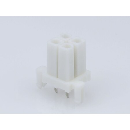 Molex Rectangular Power Connector, 4 Contact(S), Female, Solder Terminal, Receptacle 15247041